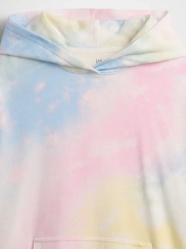 Dětská oversized mikina s kapucí z materiálu Vintagesoft Terry