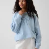 Dětská oversized mikina s potiskem z materiálu Vintagesoft Terry