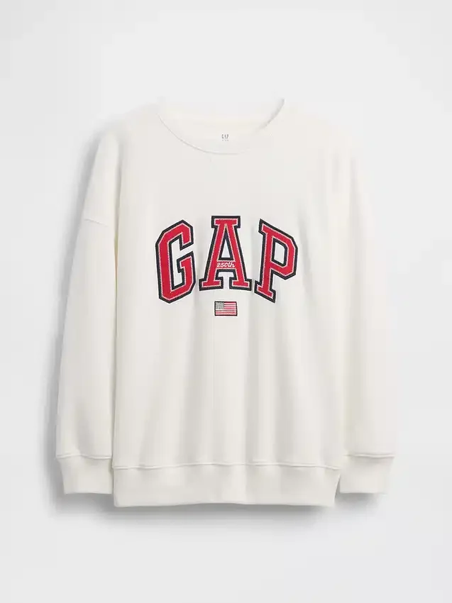 Dětská oversized mikina s potiskem z materiálu Vintagesoft Terry