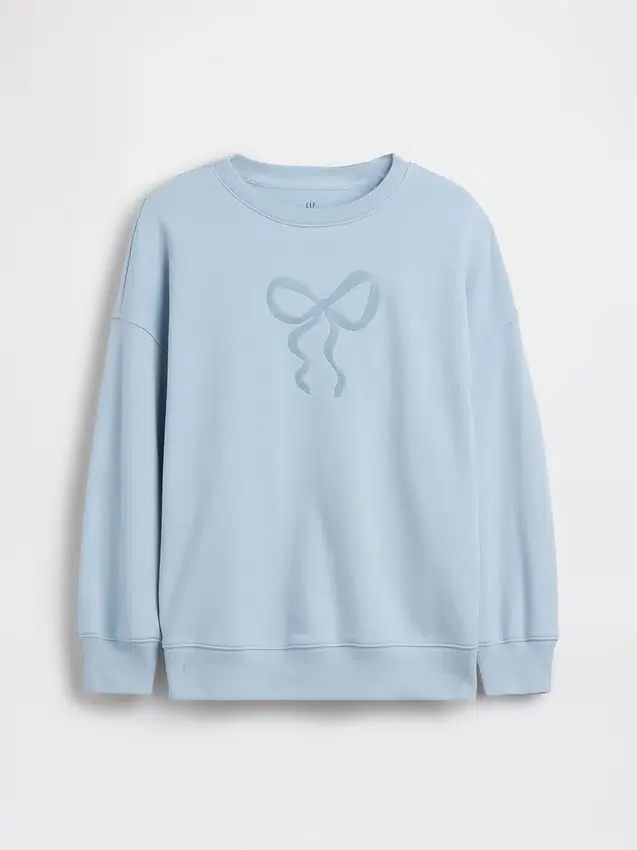 Dětská oversized mikina s potiskem z materiálu Vintagesoft Terry