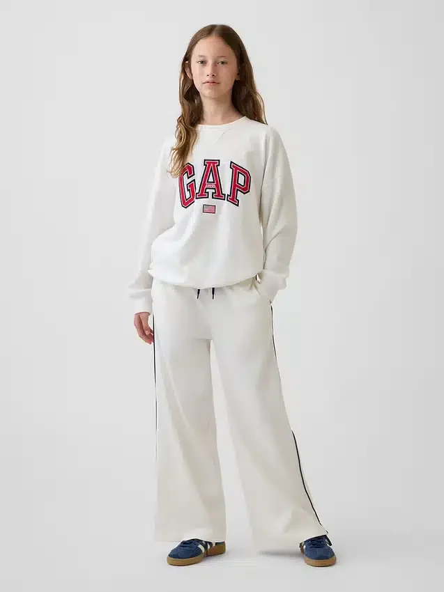 Dětská oversized mikina s potiskem z materiálu Vintagesoft Terry