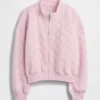 Dětská oversized prošívaná bunda na zip