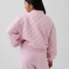 Dětská oversized prošívaná bunda na zip