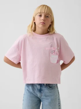 Dětské oversized tričko Hello Kitty s volným střihem