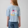 Dětské oversized tričko Hello Kitty s volným střihem