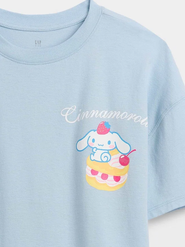 Dětské oversized tričko Hello Kitty s volným střihem