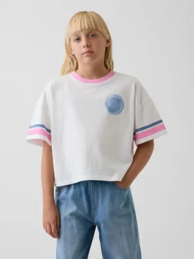 Dětské oversized tričko s grafickým potiskem