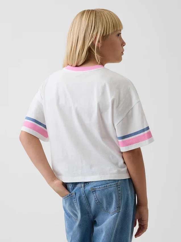 Dětské oversized tričko s grafickým potiskem