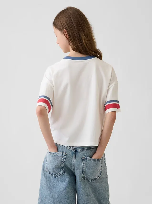 Dětské oversized tričko s grafickým potiskem