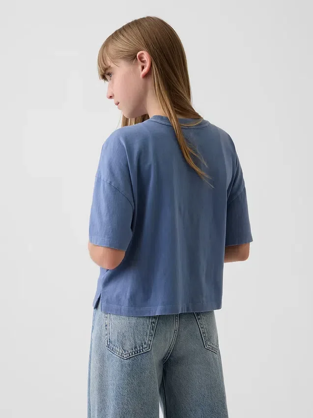 Dětské oversized tričko s grafickým potiskem