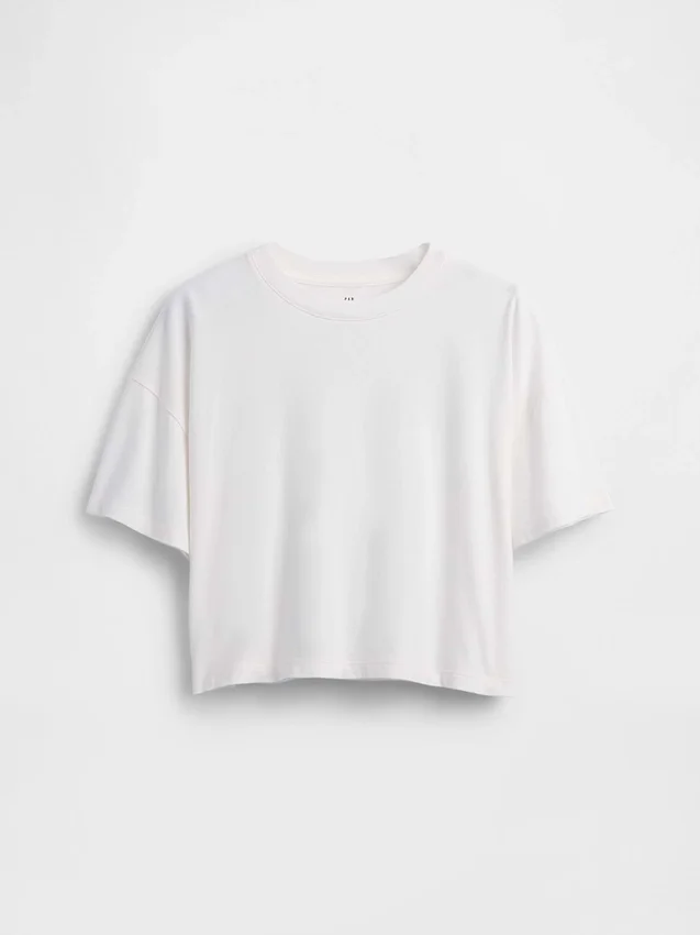 Dětské oversized tričko s hranatým střihem