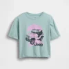 Dětské oversized tričko s hranatým střihem