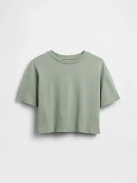 Dětské oversized tričko s hranatým střihem