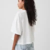 Dětské oversized tričko s hranatým střihem
