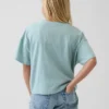 Dětské oversized tričko s hranatým střihem