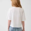 Dětské oversized tričko s hranatým střihem