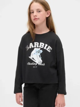 Dětské oversized tričko s potiskem Barbie