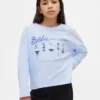 Dětské oversized tričko s potiskem Barbie