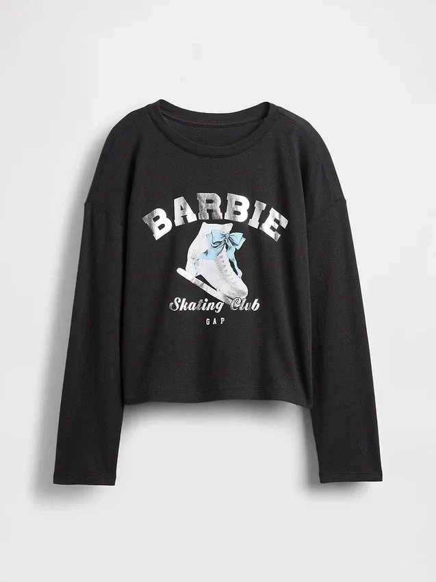 Dětské oversized tričko s potiskem Barbie