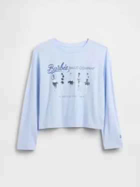 Dětské oversized tričko s potiskem Barbie