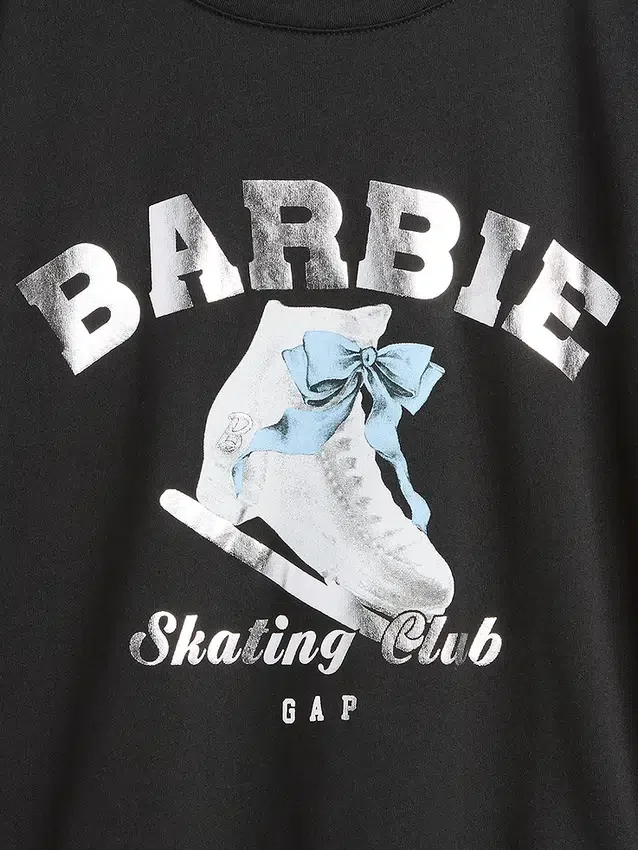 Dětské oversized tričko s potiskem Barbie