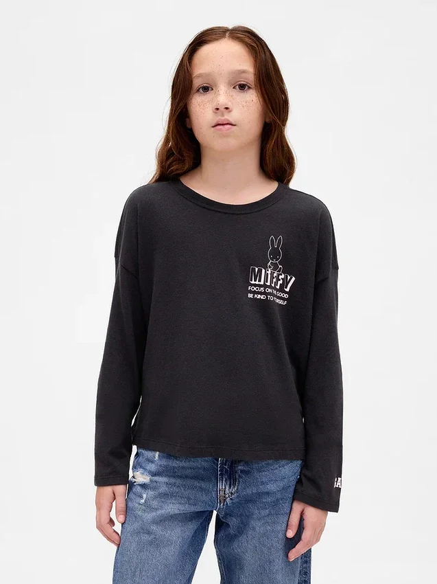 Dětské oversized tričko s potiskem Miffy