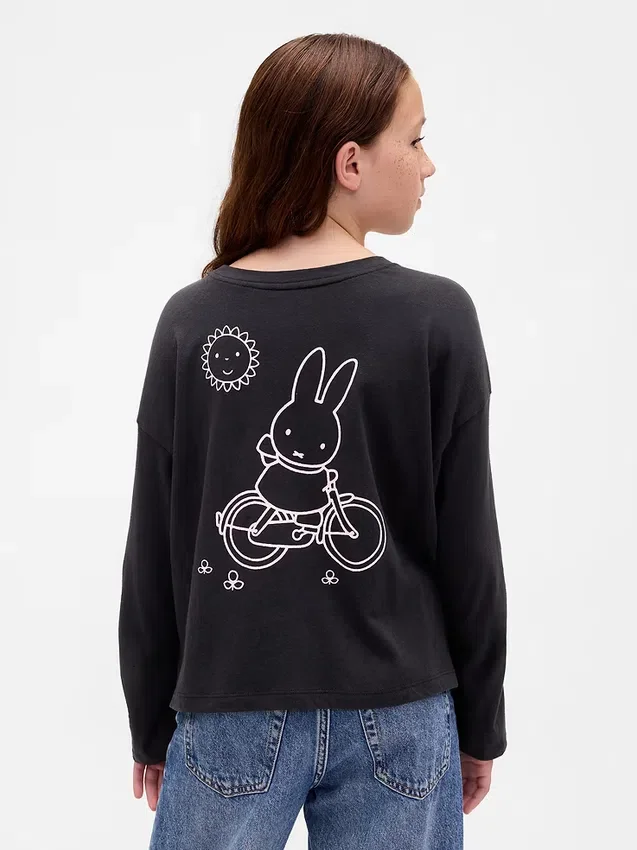 Dětské oversized tričko s potiskem Miffy