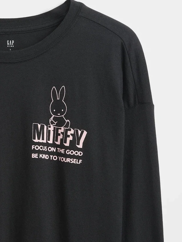 Dětské oversized tričko s potiskem Miffy