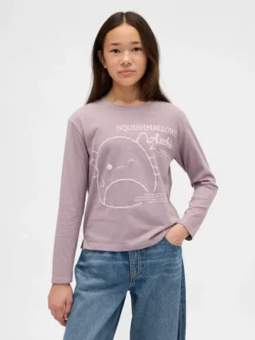 Dětské oversized tričko s potiskem Squishmallow