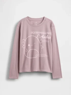 Dětské oversized tričko s potiskem Squishmallow