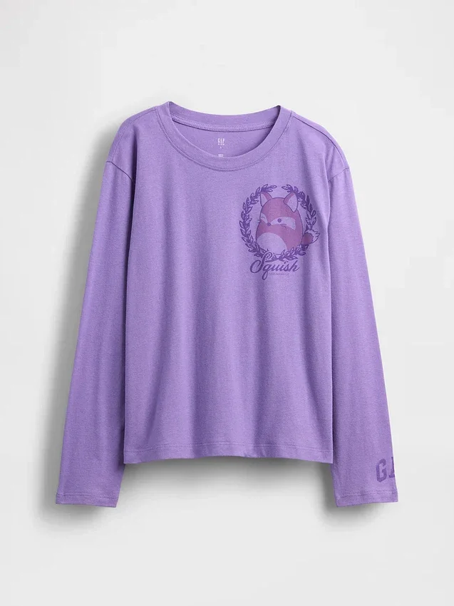 Dětské oversized tričko s potiskem Squishmallow