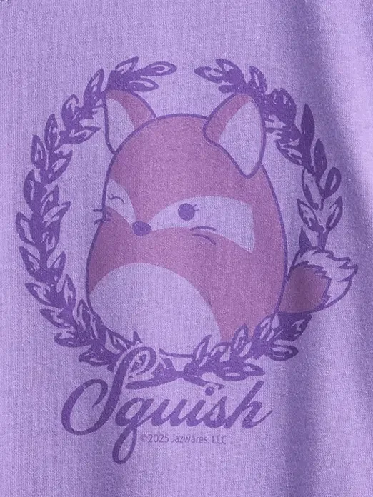 Dětské oversized tričko s potiskem Squishmallow