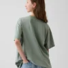 Dětské oversized tričko s potiskem v tunikovém střihu