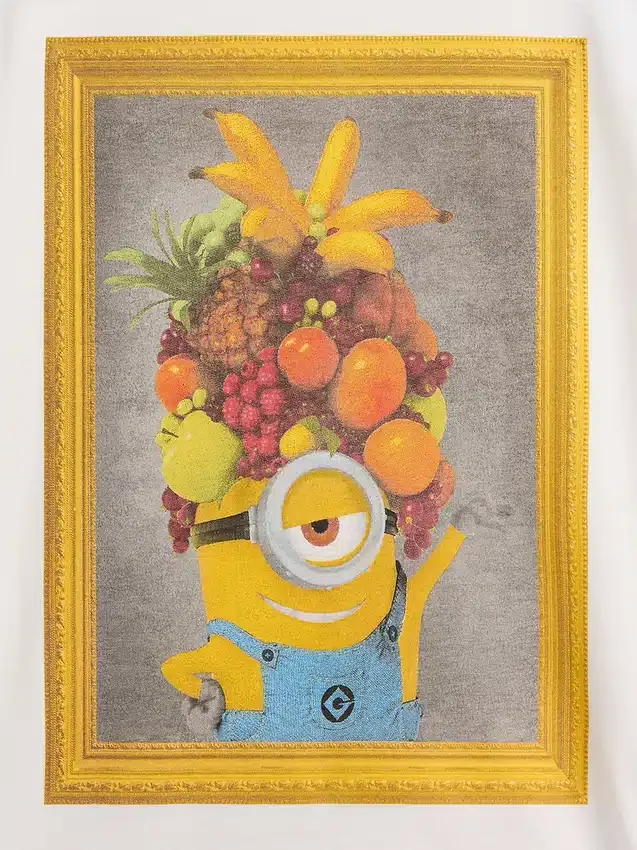 Dětské oversized tričko s tunikovým střihem s motivem Minions
