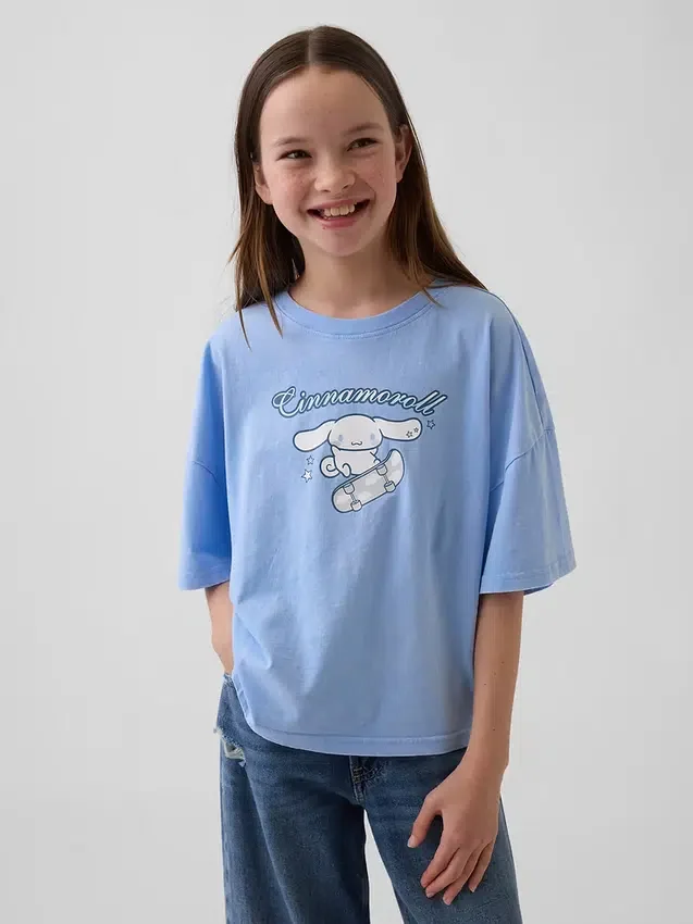 Dětské oversized tričko Sanrio s volným střihem