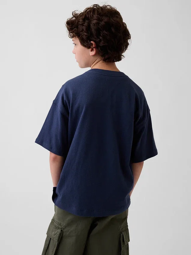 Dětské oversized tričko z těžké bavlny
