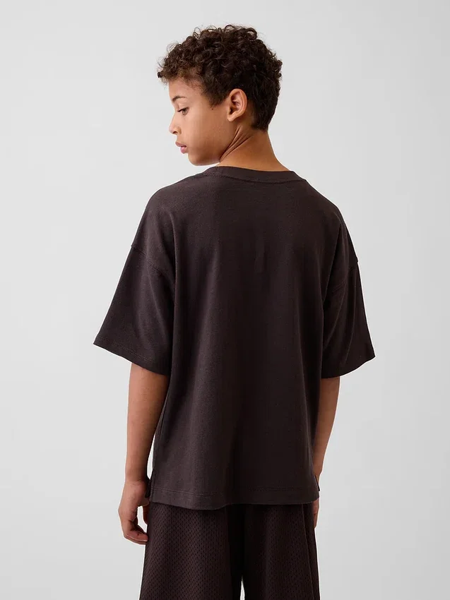 Dětské oversized tričko z těžké bavlny