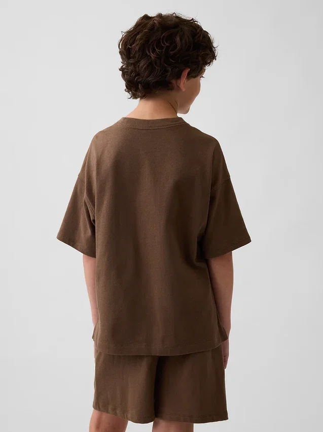 Dětské oversized tričko z těžké bavlny