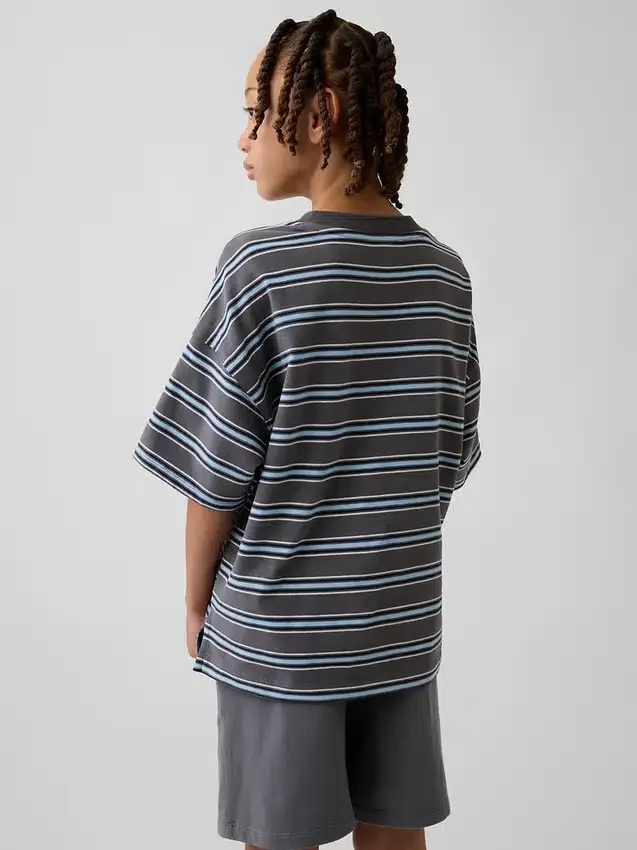 Dětské oversized tričko z těžké bavlny