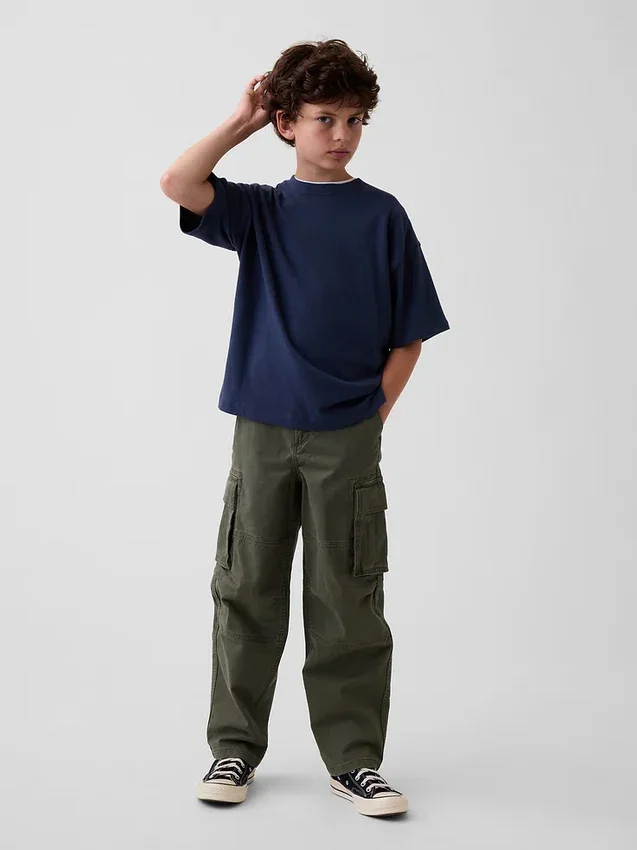 Dětské oversized tričko z těžké bavlny