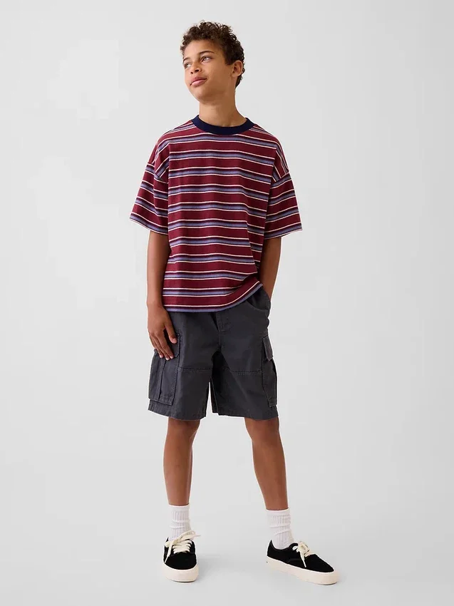 Dětské oversized tričko z těžké bavlny
