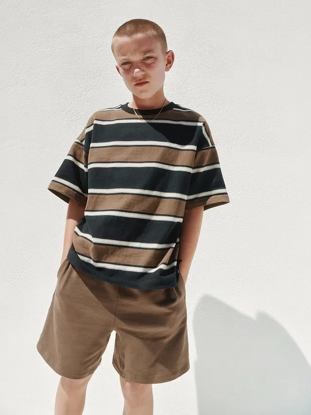Dětské oversized tričko z těžké bavlny