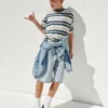 Dětské oversized tričko z těžké bavlny