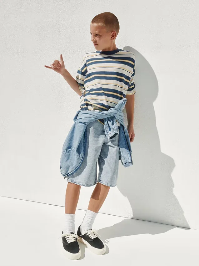 Dětské oversized tričko z těžké bavlny