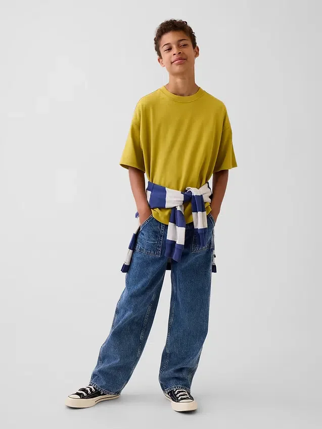 Dětské oversized tričko z těžké bavlny