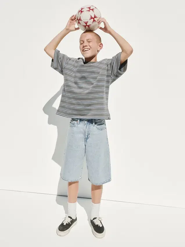 Dětské oversized tričko z těžké bavlny
