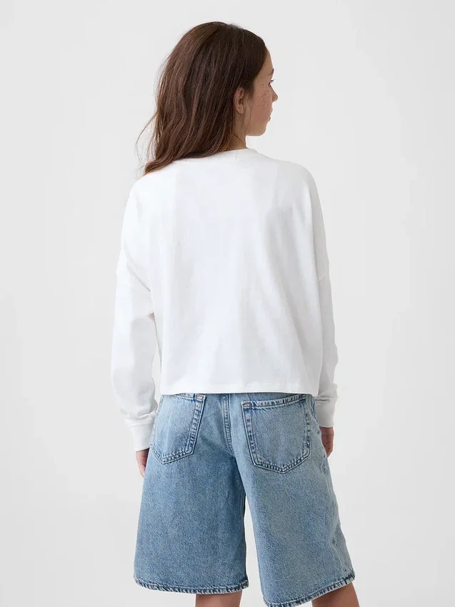 Dětské oversized tričko z těžkého materiálu