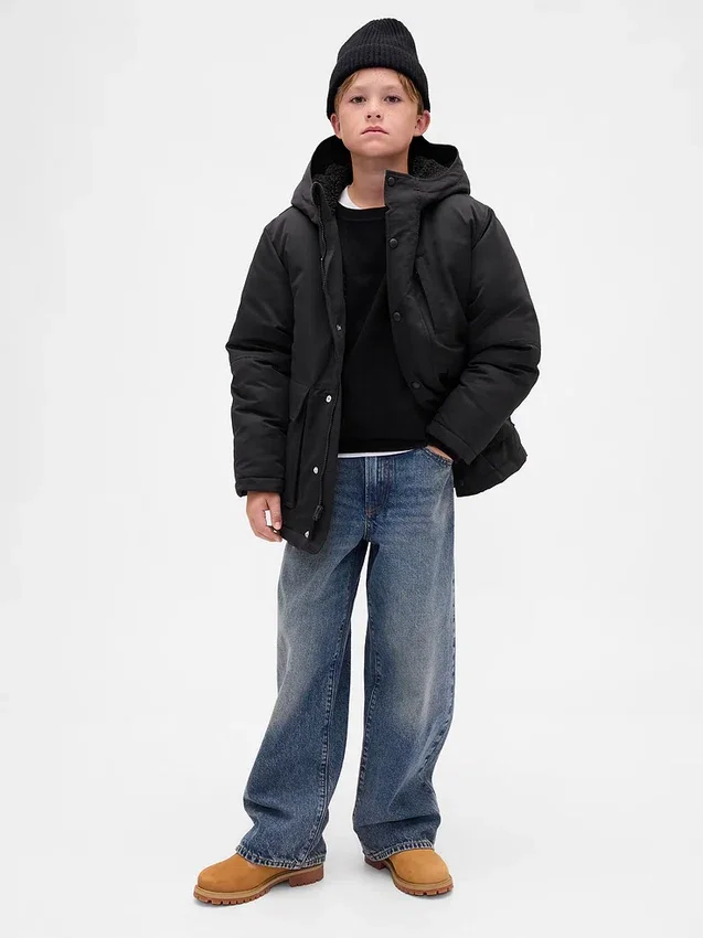 Dětská parka z těžké látky