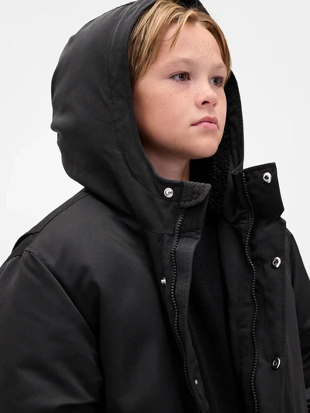Dětská parka z těžké látky