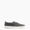 Dětské plátěné slip-on tenisky s kamuflážovým vzorem